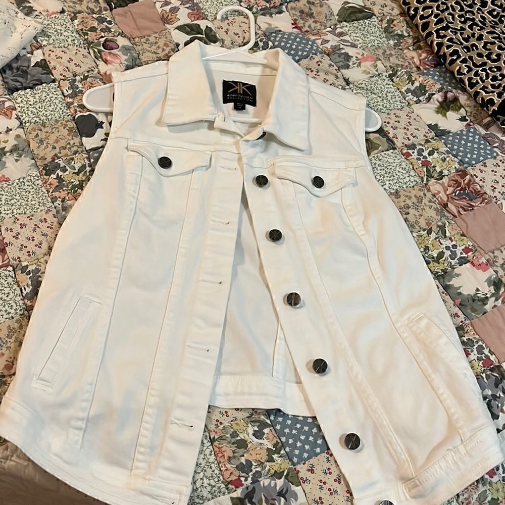 Kardashian jean vest
